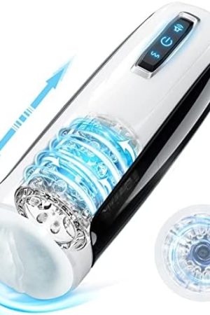Sex Toys For Men Automatic Male Masturbator, Penis Pump With 10 Thrusting & Rotating Modes, Hands Free Pocket Pussy Male Stroker With 3D Realistic Sleeve, Adult Male Sex Toy For Men