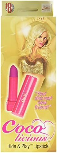 Calexotics Hide & Play Lipstick - Compact Vibe Massagerbullet - Waterproof Travel Size Sex Toys For Couples - Red - Image 2