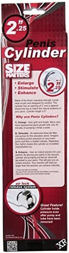 Size Matters Penis Pump Cylinders, 2-Inch X 9-Inch - Image 3