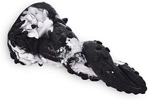 Realistic Dragon Dildo,7.48 Inch Black Silicone Tentacle Dildo With Raised Texture, Thick Anal Dildo With Suction Cup For Hands-Free And Anal Play Adult Toys For Women Men (Black) - Image 3