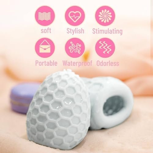 Male Masturbator Egg, Portable And Reusable White Egg Masturbator Cup Vagina Oral Sleeve Blowjob Sucking Stroker Sex Toy For Oral Play For Men - Image 2