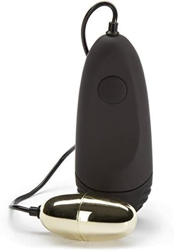 Lovehoney Power Play Vibrating Egg - 2.5 Inch Bullet Vibrator With Wired Remote Control - Smooth 7 Function Vibrator For Women - Gold