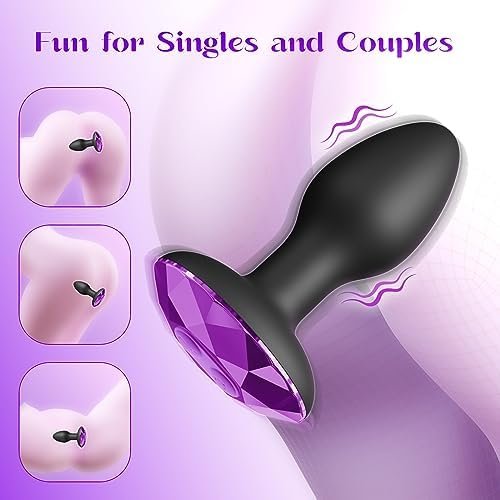 Anal Plug Adult Sex Toy With 10 Rotating & Vibration Settings, Couple Sex Toys Anal Vibrator, Vibrating Butt Plug Sex Toys For Men Female Sex Toys Prostate Massager, Adult Sex Toys & Games - Image 3