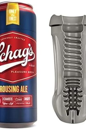 Blush Schags Male Masturbator - Realistic Sex Pleasure Device - 4 Chambers, Orbs, Ticklers To Stimulate Your Penis Perfectflo Suction Oral Sex Toy - Adult Male Sex Toy For Men & Couples Sultry Stout