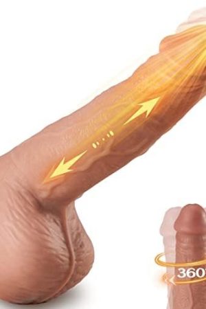Rotating Realistic Dildos For G-Spot Stimulation, Thrusting Dildo Vibrator With 7 Thrusting & Rotating Modes Adult Sex Toy, 3 In 1 G-Spot Dildo Sex Toys For Anal Stimulation Women Couple Pleasure.