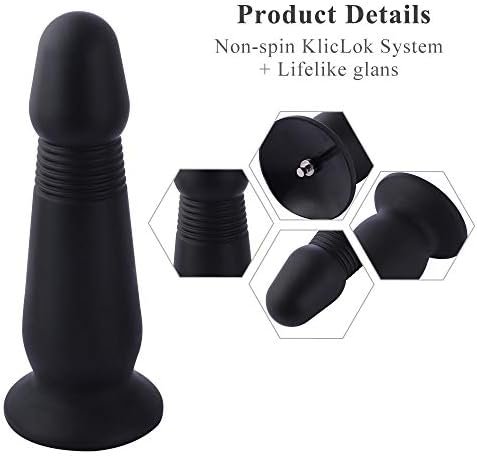 Hismith 10.24" Tower Shape Anal Plug With Kliclok System For Hismith Premium Sex Machine, 9.25" Insert-Able Length, Diameter 2.52" - Anal Pleasure - Image 3