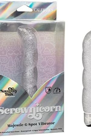 California Exotics Novelties Naughty Bits Screwnicorn Majestic G-Spot Vibrator
