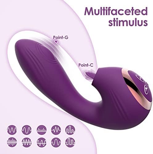 Couple Rabbit Vibrators,Pulsating Licking Vibrating 3 In1 Women Sex Toys Thrusting G Spot Vibrator With 10 Vibrating & Pulsating For Clitoral Nipple Anal Stimulation - Image 3