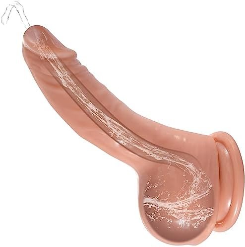 Squirting Dildo,8 In Realistic Dildo With Strong Suction Cup,Sex Toys For Women