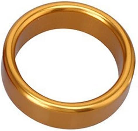 Runyu Cock Ring, Metal Penis Ring Male Cockring Penis Glans Loop Bdsm Sex Toy For Men, Gold 45Mm