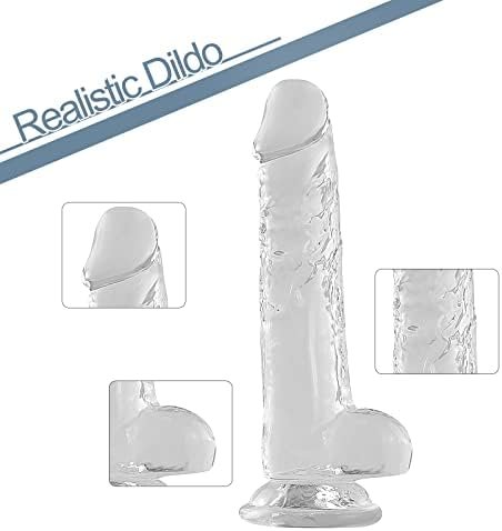 Clear Dildo,9.6 In Huge Dildo With Suction Cup For Hands-Free Play,Adult Sex Toys For Women - Image 3