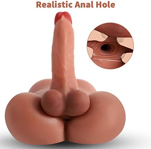 Male Sex Doll With Flexible Realistic Dildo Penis Adult Sex Toys For Women, Sex Dolls Big Dildos Anal Toys Thick Dildo Female Masturbation Adult Toys, Unisex Womens Sex Toys For Couple Men Gay, Brown - Image 3