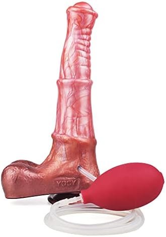 Suction Multi Color Artificial Horse Dildo Squirting Dildo Anal Plug Soft Flexible With Optional Size (L) - Image 2