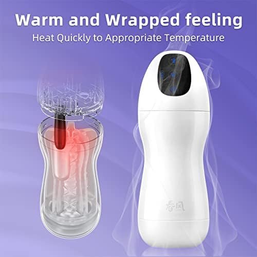 Tryfun Soul Automatic Sucking Male Masturbators - 4 Vibration & 3 Suction Modes With Heating Function, Hands Free Pocket Male Stroker With 3D Realistic Textured, Blowjob Sex Toy For Men - Image 3