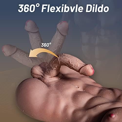 Male Torso Sex Doll For Women Female Sex Love Doll With Realistic Huge Dildo And Tight Anal For Women Masturbation Couple Sex Fun (7Lb,11 X9.84 X 7 Inch) - Image 2