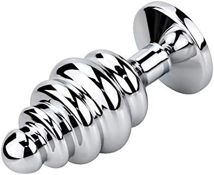 Fst Thread Butt Plug Aluminum Alloy Anal Plug For Women Men Couple, Diamond Color Random - Image 2