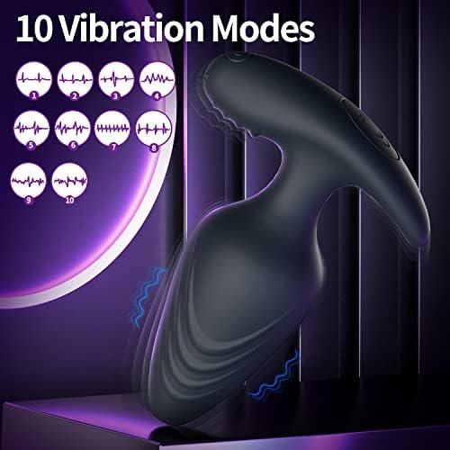Vibrating Anal Plug Sex Toy Remote Control, Silicone Butt Plug For Man Anal Vibrator With 10 Vibration Modes Waterproof Anal Sex Toys For Men, Women - Image 2