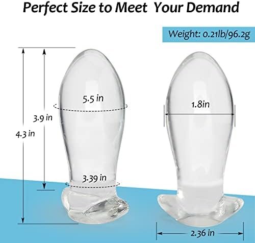 Super Big Butt Plug Trainer:Soft Anal Plug Prostate Massage Sex Toy,Waterproof Anal Plugs Kit Anal Sex Toys For Beginner Advanced Adult Men Women And Couples(Xl) - Image 2