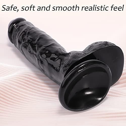 8.8 Inch Realistic Dildo For Women, G-Spot Dildo With Ultra Veined For Vagina Stimulation, Harness Compatible Dildo Adult Sex Toy With Strong Suction Cup For Hands-Free Play - Image 2