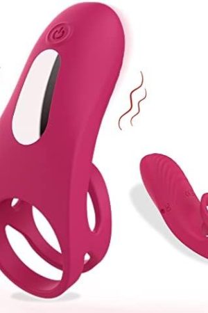 Cock Ring,Penis Ring With 9-Speed Vibrating Mode Medical Silicone Waterproof Rechargeable Powerful Vibration Sex Toy For Men And Couple