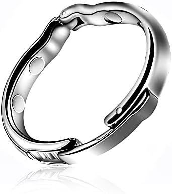 Fst Metal Cock Ring, Cock Ring Adjustable Magnetic Enhancer Male Metal Penis Ring
