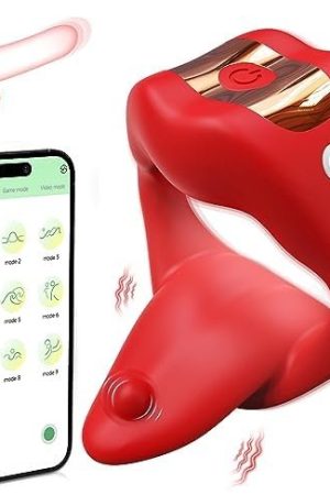Vibrating Cock Ring Sex Toys For Men, Penis Ring Tongue Design With 9 Vibration Modes, Adult Toys Vibrator With App Control, Male Couples Sex Toys Clitoral Vibrator, Adult Sex Toys & Games For Couple