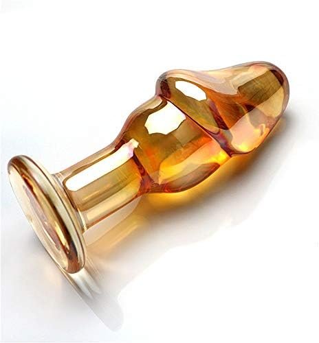 Glass Anal Butt Plug Anal Dilator With Long Neck And Vivid Glans Adult Pleasure Wand Dildo Sex Toy For Men Women Masturbating (Big) - Image 3