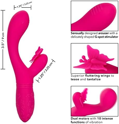 Calexotics Rechargeable Butterfly Kiss® Flutter – Rechargeable G Rabbit Massager Sex Toy For Women - Purple - Image 2