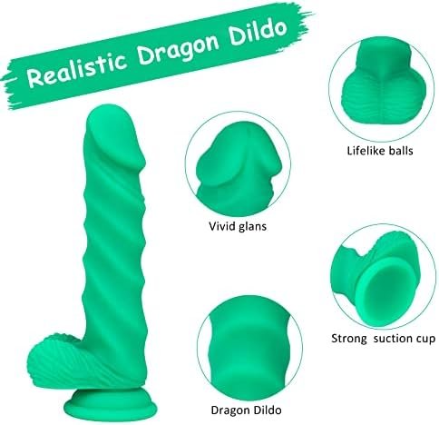 8.26 Inch Silicone Realistic Dildo, Soft Huge Dildo With Strong Suction Cup For Hands-Free Play, Body-Safe Material Anal Big Dildo, G-Spot Adult Sex Toys For Women And Couple - Image 3