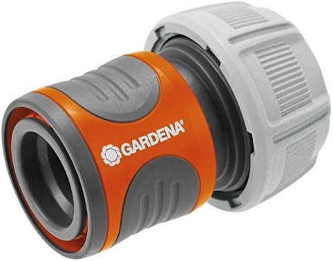 Gardena 34916 3/4" - 5/8" Tap End Hose Repair Connector, For Repairing Hoses And Adapting To The Original Gardena System, Made In Germany