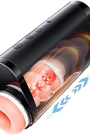 Male Masturbator,10 Thrusting Automatic Male Masturbator Cup Adult Sex Toys For Men'S Sex Pleasure Penis Stimulating Vibrator Pocket Pussy Stroker Sucking Adult Toys