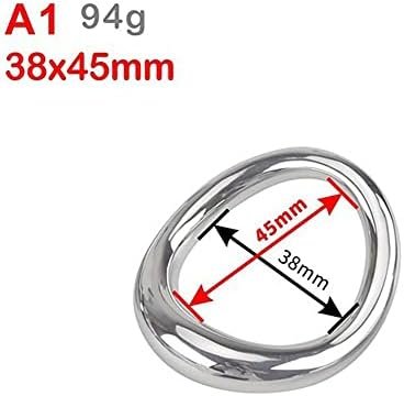 Azb Metal Cock Ring 3 Sizes Of Penis Ring Irregular Design C Ring - Image 2