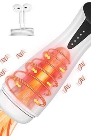 Automatic Male Masturbator: With 5Modes Sucking Vibration Blowjob Sex Machine Sucking Male Sex Toys For Men Heating Fake Pocket Pussy Male Hands Free Stroker Mens Adult Toys