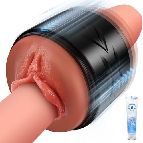 Adult Sex Toys Male Masturbators - Manual Speed-Up Open Ended Pocket Pussy For Men Sex Pleasure, Male Stroker Lifelike Pussies Penis Training Toy, Plump Soft Fleshy Masturbation Mens Sex Toys & Games