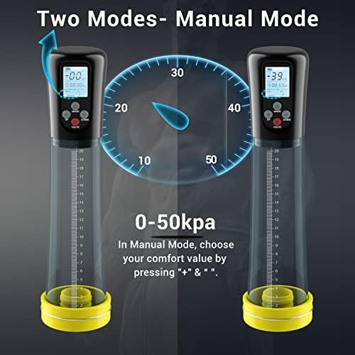 Electric Penis Pump Enlargers Vacuum With 4 Automatic Intensities Manual Mode For Any Intensities With 3 Different Size Sleeves Rechargeable Enlargement Extend Pump Male Masturbation - Image 2