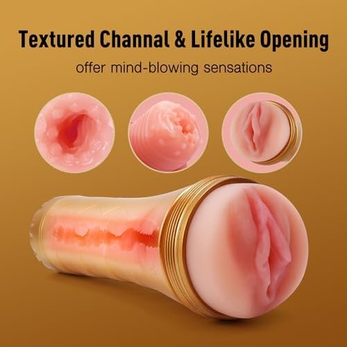 Tracy'S Dog Realistic Male Masturbator, Adult Sex Toys For Men, Transparent Soft Sleeve Pocket Pussy Stroker For Men Masturbation, Lifelike Textured Vagina Man Crystal Masturbation Cup - Image 3