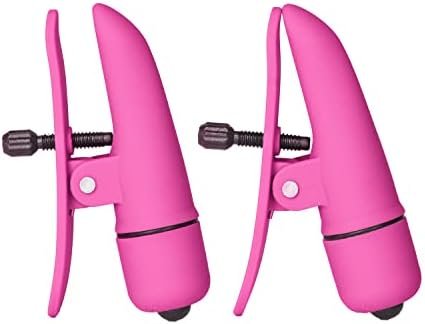 Calexotics Nipplettes Vibrating Nipple Clamps, Purple - Image 2