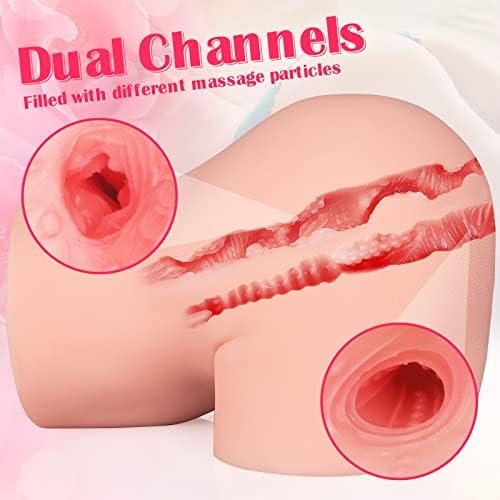 Lifelike Male Masturbator Sex Doll Pocket Pussy Ass Realistic Big Butt With Vaginal Anal Sex Stroker, Female Body Torso Hip Adult Love Doll Sex Toys For Men Masturbation 20Lb - Image 3