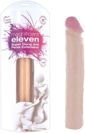 Deeva Toys Doctor Love'S Magnificent Eleven Super Dong And Penis Extension, 11"X 2" Diameter, 0.81 Pound