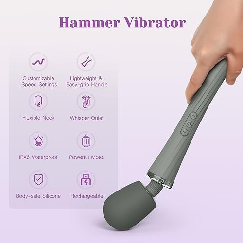 Tracy'S Dog Vibrator Wand, Adult Sex Toy For Clitoral Stimulation, Magic Cordless Handheld Powerful Vibrating Massager For Women Partner Play With 5 Rotation Modes & 3 Speeds - Image 2