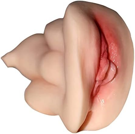 Vibrating Womb Masturbator, Male Masturbators Pocket Pussy Realistic Stroker Lifelike Vaginal Oral Sex Toys For Man Masturbation