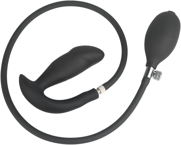 Inflatable Anal Plug Sex Toys Liquid Silicone Butt Plug Anal Training With Detachable Needle Separable Butt Expand Trainer Anal Toys For Women Men Couples Perineum Massager Backdoor Stimulator Dildo - Image 2