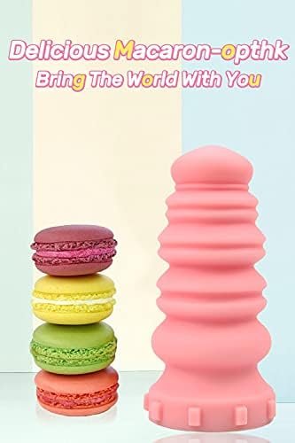 Sxovo Macaron Tower Anal Plug, G-Spot Anal Plug Liquid Silicone Butt Plug Anal Sex Toys With Strong Suction Base Orgasm Masturbator For Men Women Couples (Coral Pink) (Xl) - Image 2