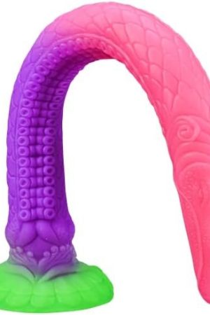 Super Long Tentacle Dildo Monster Anal Dildo,17.7" Huge Dildo Dragon Dildo Glow In The Dark, Thick Silicone G Spot Dildo For Women, Anal Plug Dildo Prosate Toys For Men Gay Deepest Sex Pleasure