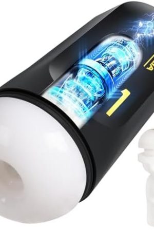 Zemalia Vibrating Male Masturbator - Sex Toy For Men With 5 Powerful Vibrations, 3D Realistic Sleeve Adult Toys Male Sex Toys For Men Pleasure