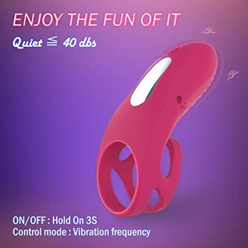 Cock Ring,Penis Ring With 9-Speed Vibrating Mode Medical Silicone Waterproof Rechargeable Powerful Vibration Sex Toy For Men And Couple - Image 3