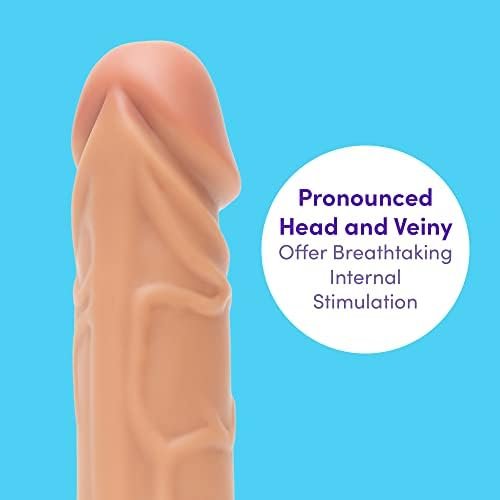 Lovehoney Lifelike Lover Realistic Dildo - 6 Inch Suction Cup Dildo - Firm Dildo For Women - Harness Compatible Strap On Dildo - Adult Sex Toy - Waterproof - Flesh Tan - Image 3
