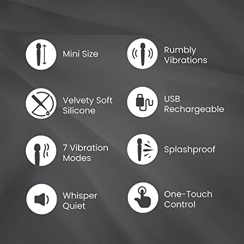 Bodywand Luxe Mini Wand | Mini Vibrating Wand For Her | Sexual Pleasure Tools For Women | Adult Sex Toys For Couples | Powerful Splash Proof Vibe With Rumbling Vibrations | Gifts For Women - Image 3