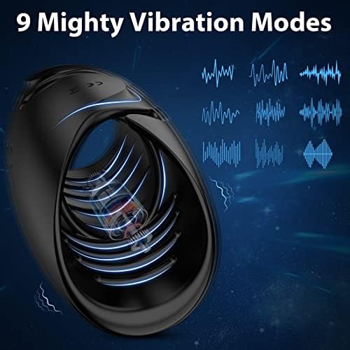Male Masturbator Penis Training Vibrator With App Control, Adult Sex Toys Masturbation Sex Massager With 9 Modes For Men Prolong Endurance, Cock Ring Stimulators For Couples Pleasure - Image 2