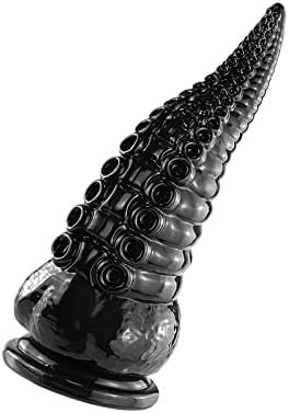 6.9 In Tentacle Dildo,Black Dildo With Strong Suction Cup,Adult Sex Toys For Women